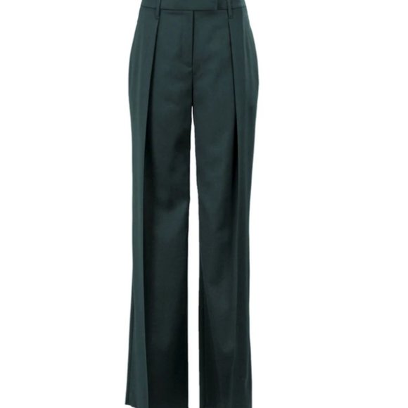 DAYWEARLAB Sweeping-Pleat Trouser Ocean Green Size 0 - Picture 3 of 3